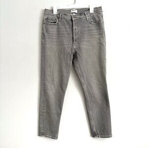 AGOLDE Nico High Rise Button Fly Slim Jeans in Gray Women’s Size 32